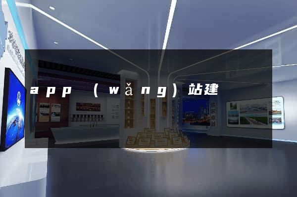 app網(wǎng)站建設