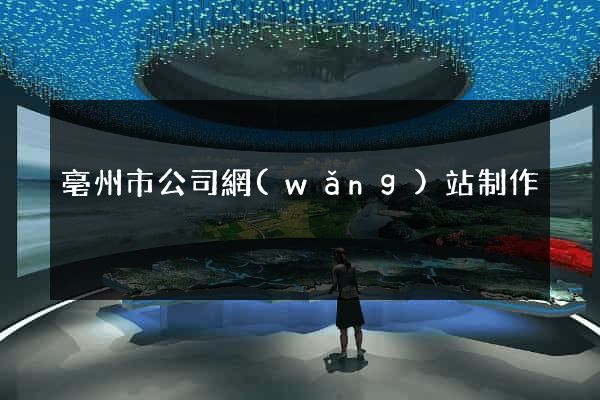 亳州市公司網(wǎng)站制作