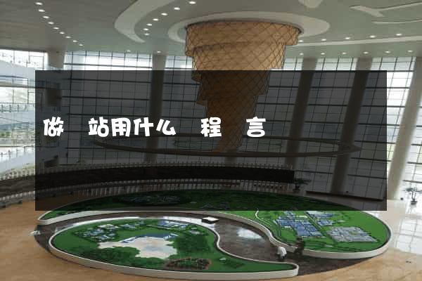 做網站用什么編程語言