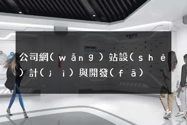 公司網(wǎng)站設(shè)計(jì)與開發(fā)