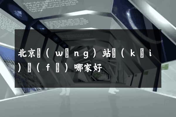 北京網(wǎng)站開(kāi)發(fā)哪家好