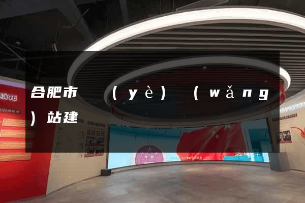 合肥市專業(yè)網(wǎng)站建設