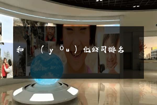 和縣優(yōu)化公司排名