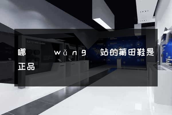 哪個網(wǎng)站的莆田鞋是正品