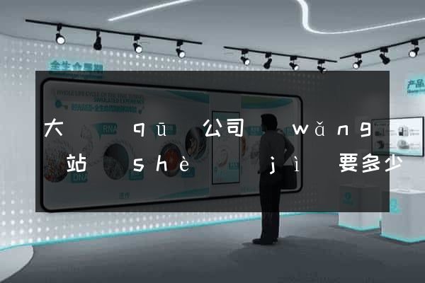 大觀區(qū)公司網(wǎng)站設(shè)計(jì)要多少錢