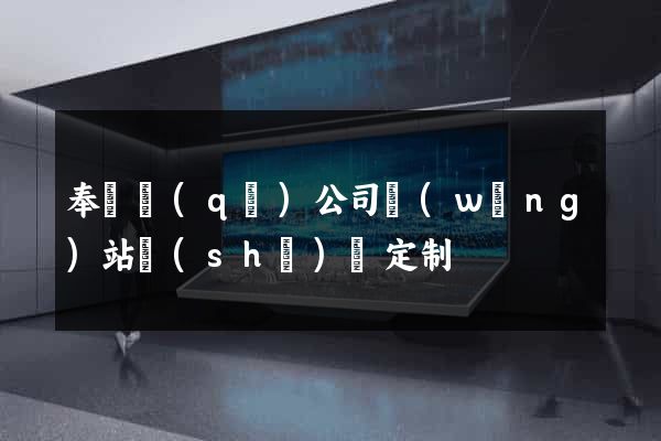 奉賢區(qū)公司網(wǎng)站設(shè)計定制