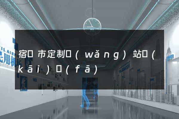 宿遷市定制網(wǎng)站開(kāi)發(fā)