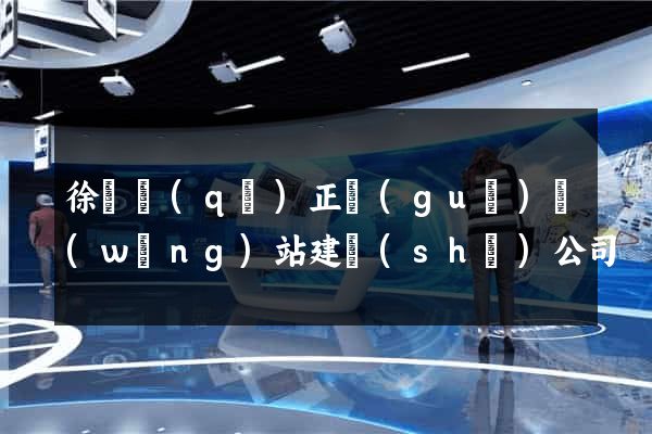 徐匯區(qū)正規(guī)網(wǎng)站建設(shè)公司