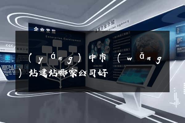 揚(yáng)中市網(wǎng)站建站哪家公司好