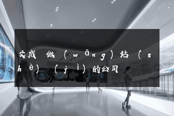 文成縣做網(wǎng)站設(shè)計(jì)的公司