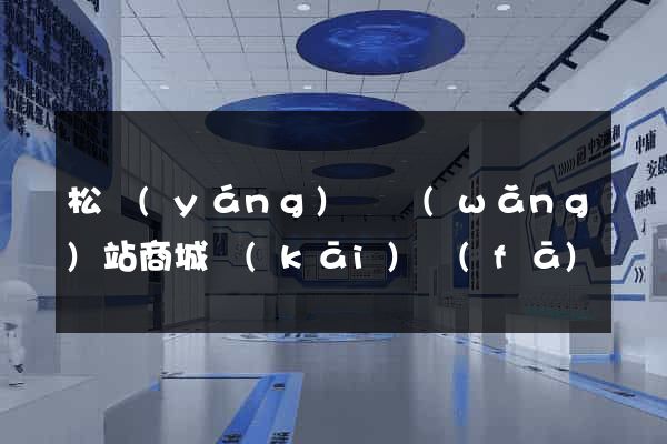 松陽(yáng)縣網(wǎng)站商城開(kāi)發(fā)