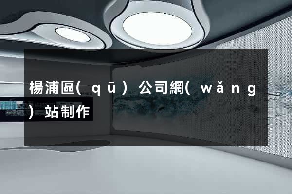 楊浦區(qū)公司網(wǎng)站制作