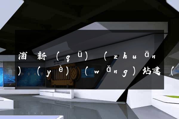 浦東新區(qū)專(zhuān)業(yè)網(wǎng)站建設(shè)