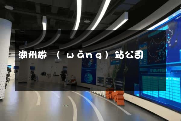 湖州做網(wǎng)站公司