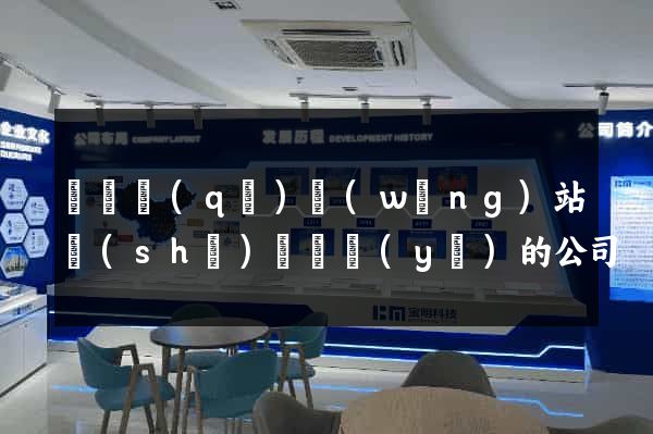 潁東區(qū)網(wǎng)站設(shè)計專業(yè)的公司