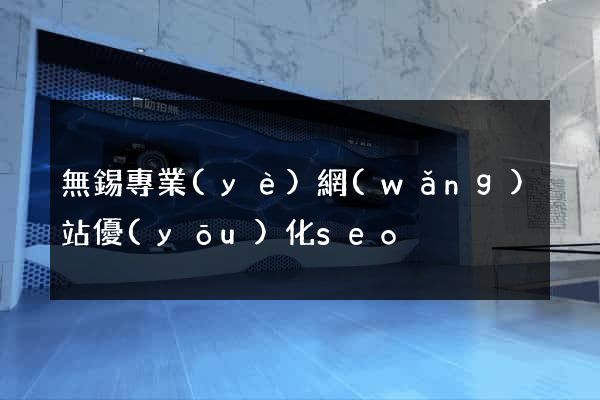 無錫專業(yè)網(wǎng)站優(yōu)化seo