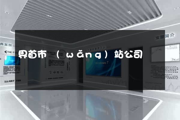 界首市網(wǎng)站公司