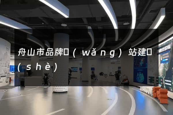 舟山市品牌網(wǎng)站建設(shè)