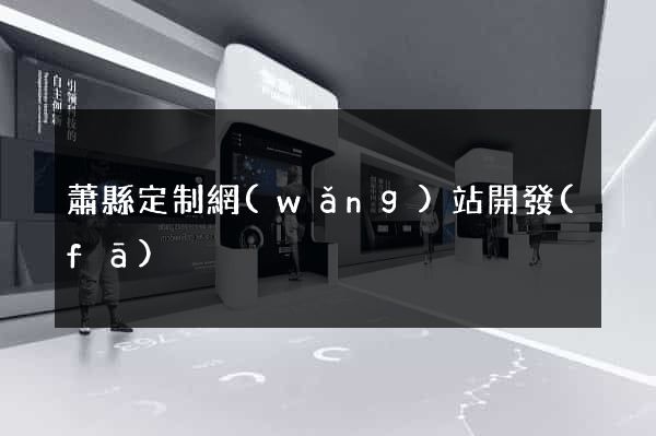 蕭縣定制網(wǎng)站開發(fā)