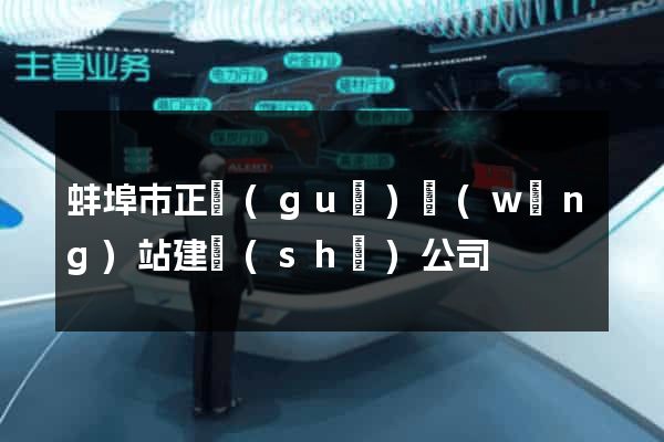 蚌埠市正規(guī)網(wǎng)站建設(shè)公司