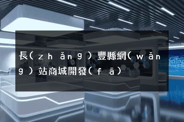 長(zhǎng)豐縣網(wǎng)站商城開發(fā)