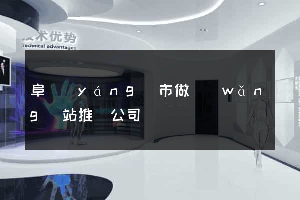 阜陽(yáng)市做網(wǎng)站推廣公司
